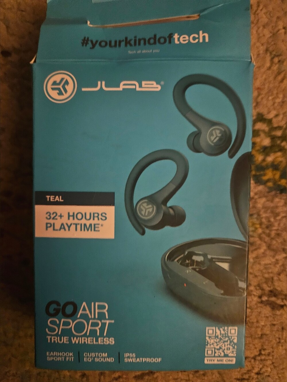 JLab - GO AIR SPORT True Wireless In-Ear Headphones - Teal Open Box